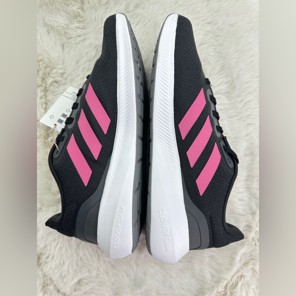 Adidas Women's Run‎ Falcon 3.0 Shoes Size 8.5 NWT Pink Black - Picture 6 of 11